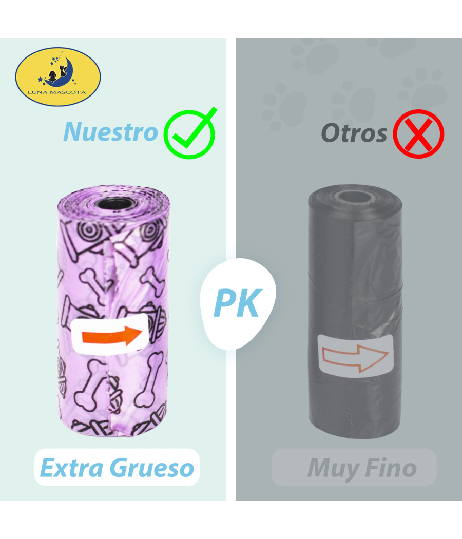 Bolsa de excremento ,Bolsa EXTRA GROSOR