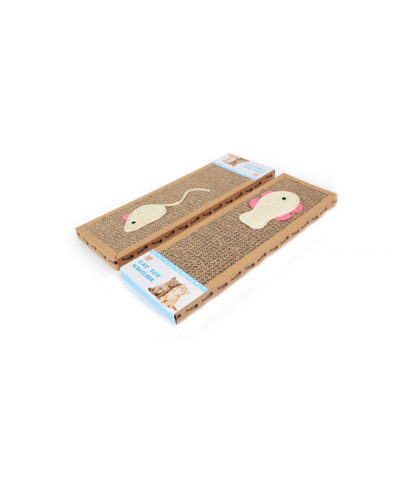 Rascadora de Carton Forma en  Rectangulo 38x12.5x2cm