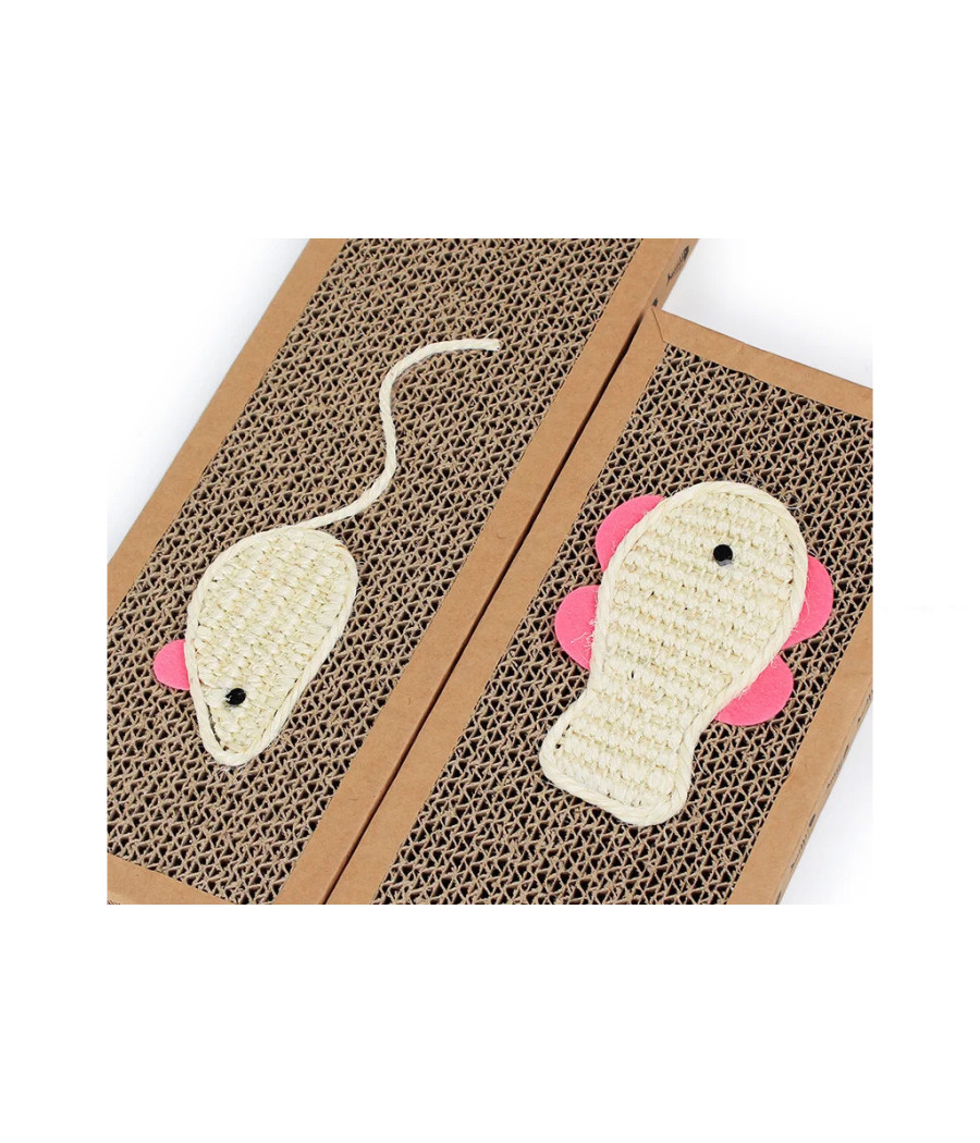 Rascadora de Carton Forma en  Rectangulo 38x12.5x2cm