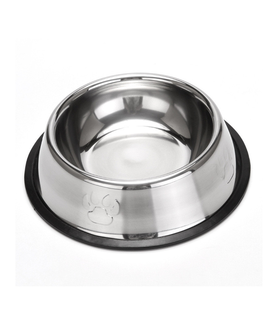 Comedero Antideslizante de Acero Inoxidable para Perro/Gato/Mascotas - Tamaños Variados -