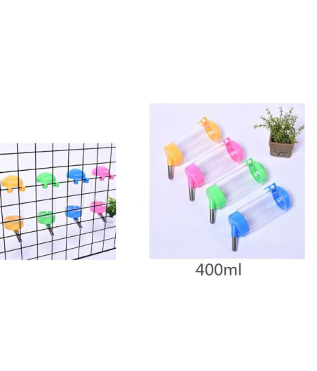 BEBEDERO DE HAMSTER Y CONEJO 400ml