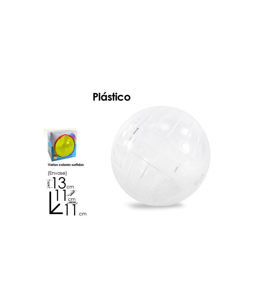 Bola Plastico de Hamster para ejercocios 13cm