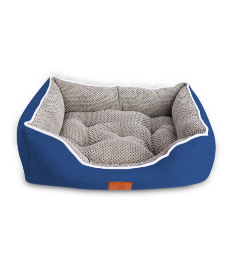 Cama de Perro Azul