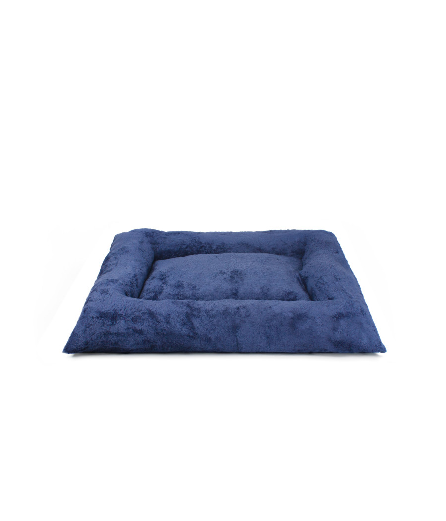 Colchoneta Rectangular de  Felpa Azul